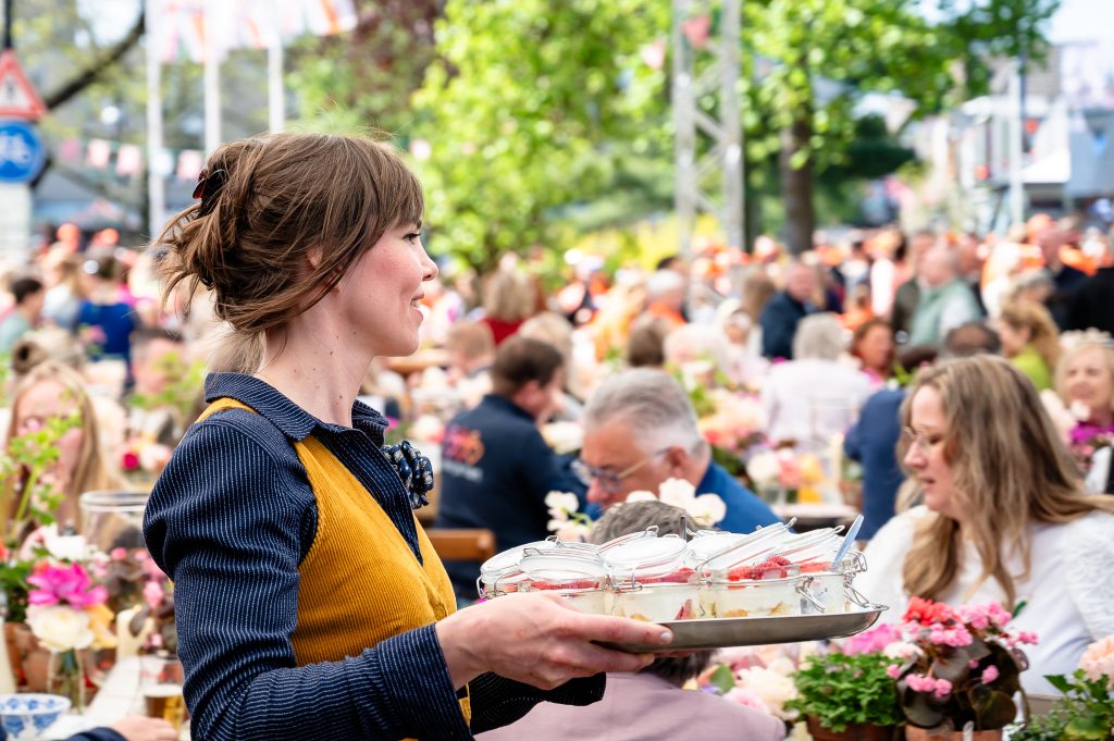 Er worden hapjes uitgeserveerd in de Achterhoekse keuken