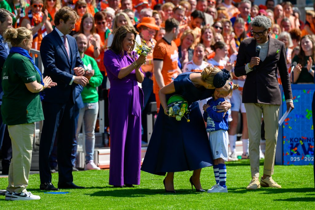 De koninklijke familie tijdens de Koningsdag Kwis